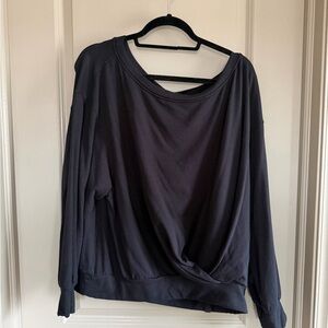 lululemon athletica Black Drape Sweatshirt